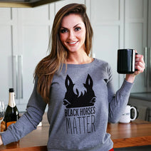 Black Horses Matter Horse T Shirts