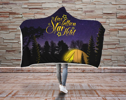 Camping Hooded Blankets Five Billion Star Hotel Gift