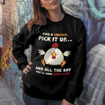 Nice Chicken T Shirt - Find A Chicken Pick It Up, is a cool gift