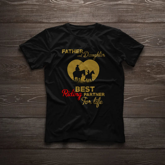 Mother And Daughter Best Riding Partner For Life T Shirt